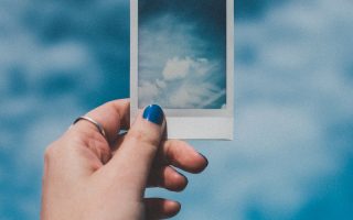 Person Holding Cloud Photo