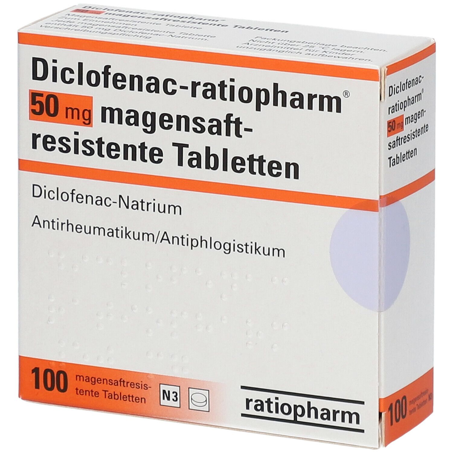 diclofenac ratiopharm 50 mg tabletten tabletten magensaftresistent D07198258 p12