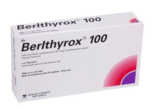 Berlthyrox 100 - Thuốc điều trị thiếu hormon tuyến giáp hiệu quả nhưng cần thận trọng