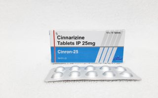 Cinnarizin 25mg - Thuốc điều trị chứng hoa mắt, chóng mặt và say tàu xe hiệu quả