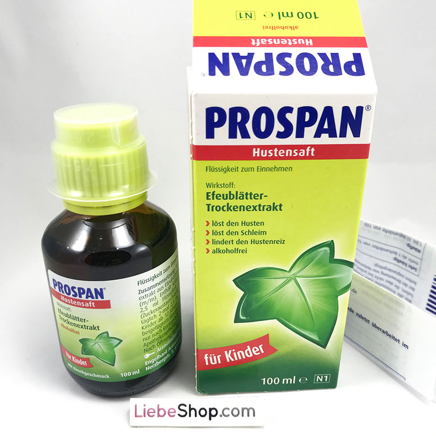 Thuốc ho Prospan: Công dụng, liều dùng và những điều cần lưu ý